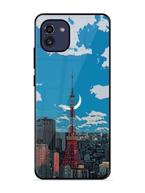 Tokyo Twilight Glossy Soft Edge Case for Samsung Galaxy A03 Chachhi