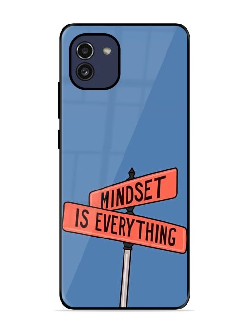 Mindset Matters Glossy Soft Edge Case for Samsung Galaxy A03 Chachhi