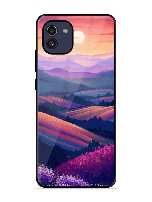 Twilight'S Embrace Glossy Soft Edge Case for Samsung Galaxy A03 Chachhi