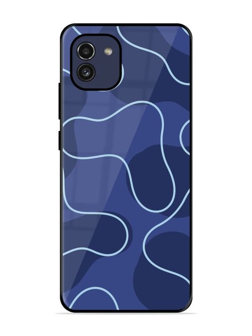 Midnight Maze Glossy Soft Edge Case for Samsung Galaxy A03 Chachhi