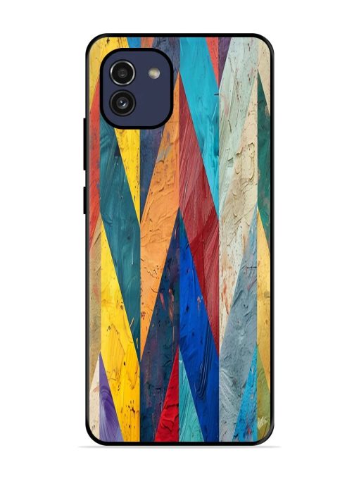 Abstract Tapestry Glossy Soft Edge Case for Samsung Galaxy A03 Chachhi