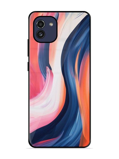 Whirling Hues Glossy Soft Edge Case for Samsung Galaxy A03