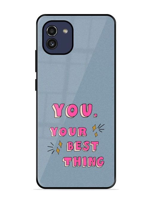 Self-Love Sparkles Glossy Soft Edge Case for Samsung Galaxy A03 Chachhi