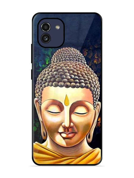 Buddha Face Glossy Soft Edge Case for Samsung Galaxy A03 Chachhi