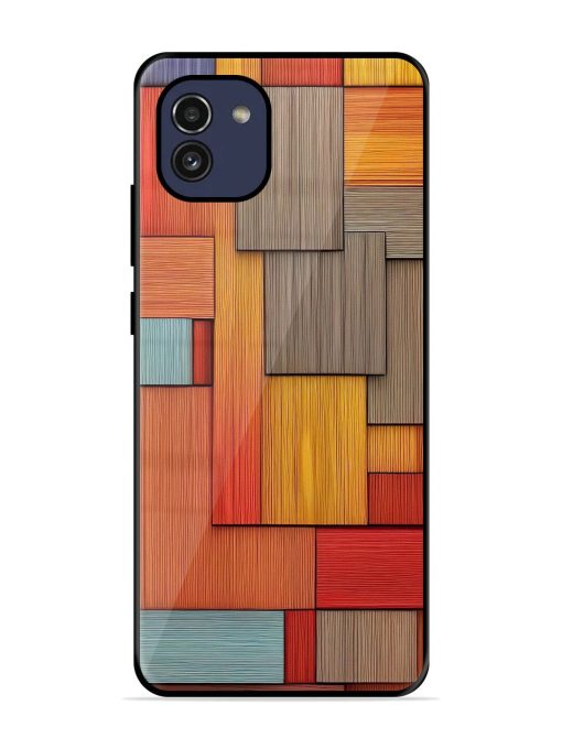 Woodsy Wonders Glossy Soft Edge Case for Samsung Galaxy A03 Chachhi