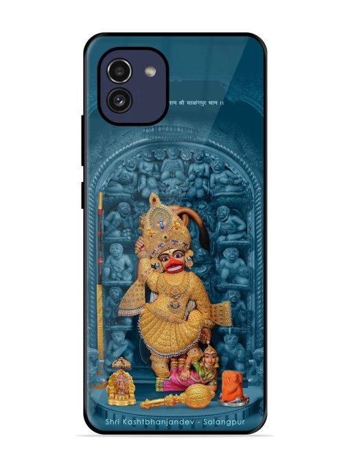 Divine Grace Of Shri Kashtabhanjandev Glossy Soft Edge Case for Samsung Galaxy A03 Chachhi