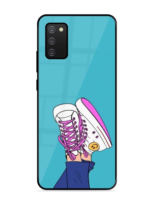 Kick Back And Chill Glossy Soft Edge Case for Samsung Galaxy A03S