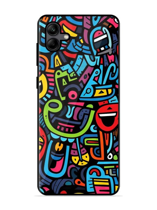 Doodlephoria Glossy Soft Edge Case for Samsung Galaxy A04 Chachhi