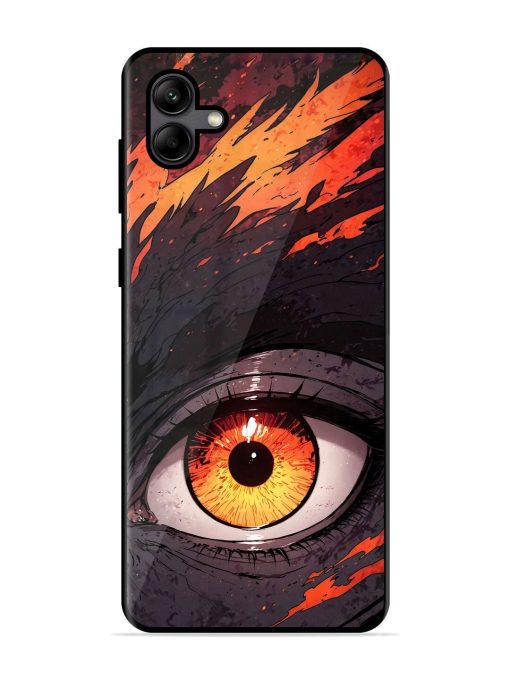 Inferno Gaze Glossy Soft Edge Case for Samsung Galaxy A04 Chachhi