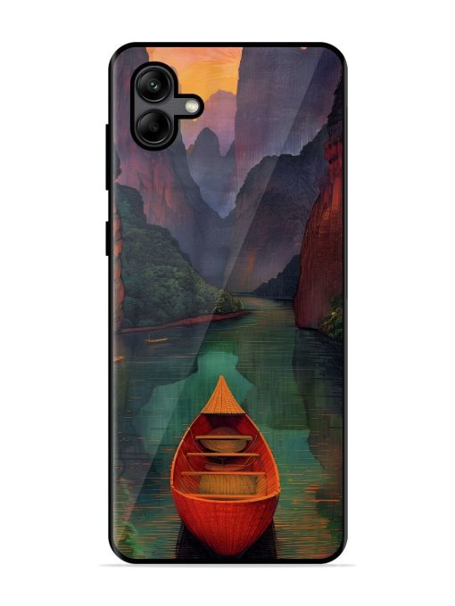 Serene Passage Glossy Soft Edge Case for Samsung Galaxy A04 Chachhi