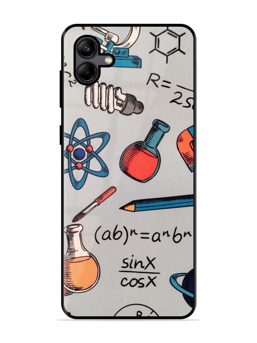 Science Doodle Glossy Soft Edge Case for Samsung Galaxy A04