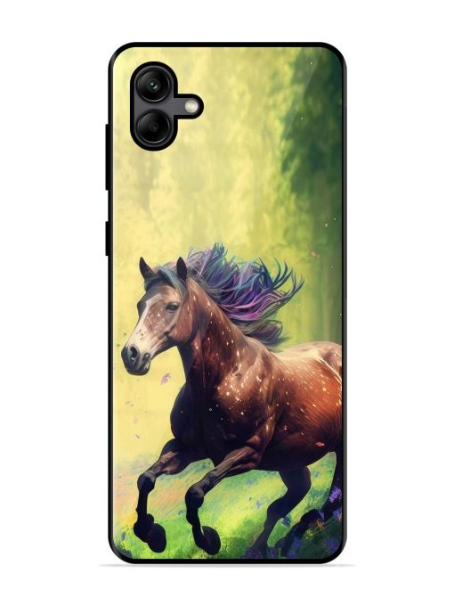 Enchanted Gallop Glossy Soft Edge Case for Samsung Galaxy A04 Chachhi