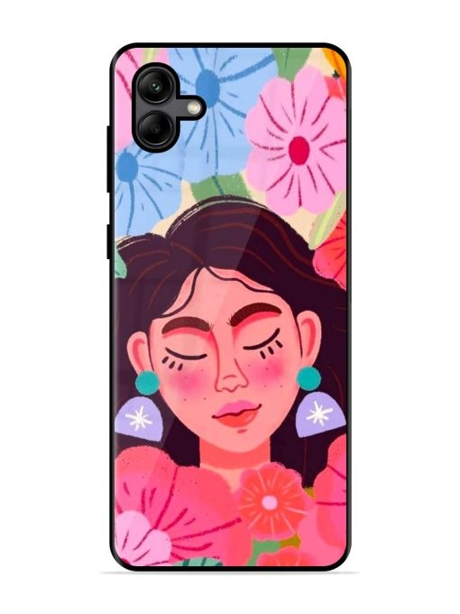 Blooming Serenity Glossy Soft Edge Case for Samsung Galaxy A04 Chachhi