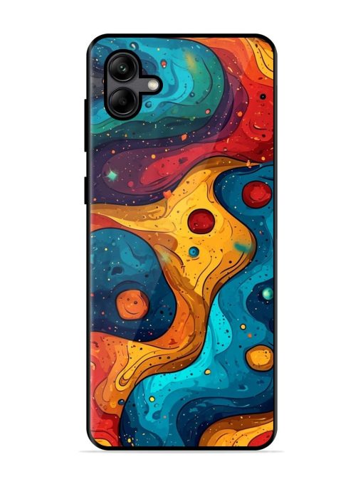 Cosmic Swirl Glossy Soft Edge Case for Samsung Galaxy A04 Chachhi