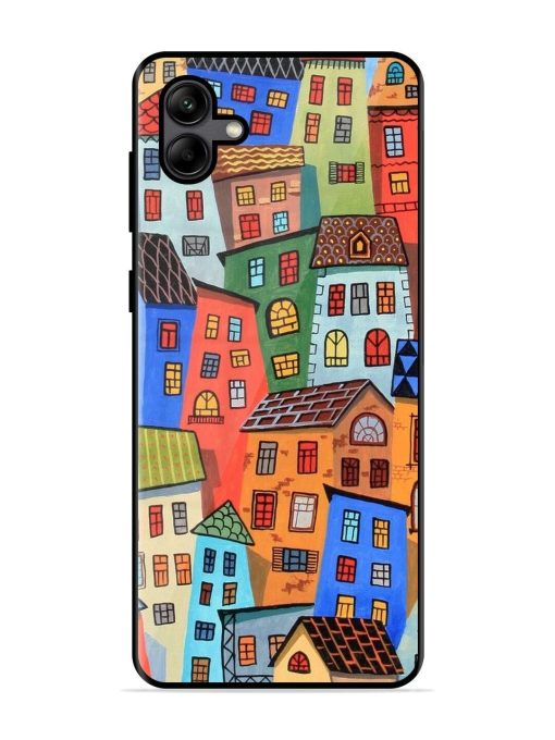 Rainbow House Glossy Soft Edge Case for Samsung Galaxy A04 Chachhi