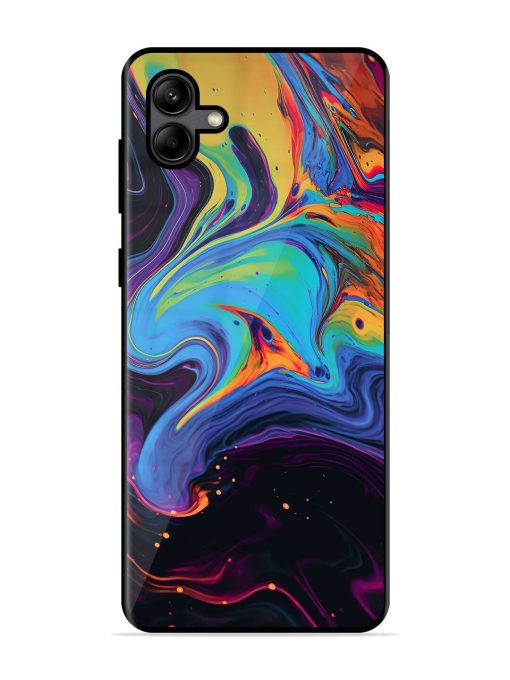 Liquid Dreamscape Glossy Soft Edge Case for Samsung Galaxy A04 Chachhi