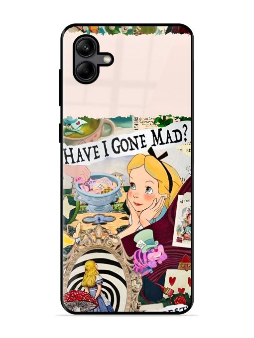 Mad Hatter'S Collage Glossy Soft Edge Case for Samsung Galaxy A04