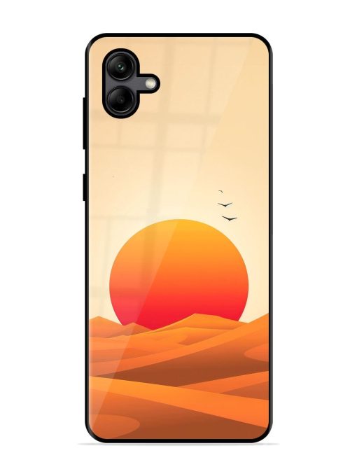 Desert Sunset Glossy Soft Edge Case for Samsung Galaxy A04 Chachhi