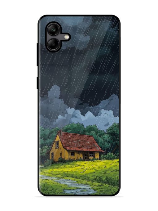 Rainy Day Retreat Glossy Soft Edge Case for Samsung Galaxy A04 Chachhi