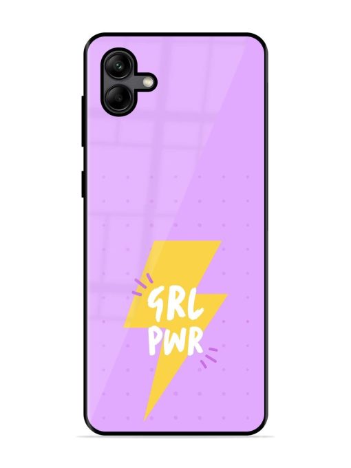 Girl Power Spark Glossy Soft Edge Case for Samsung Galaxy A04 Chachhi