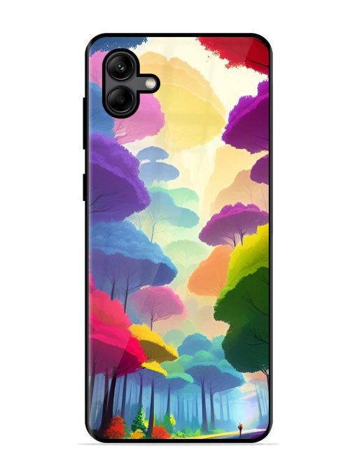 Rainbow Road Glossy Soft Edge Case for Samsung Galaxy A04 Chachhi