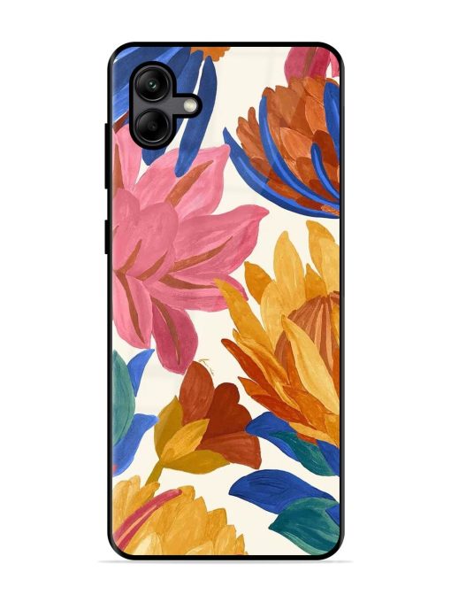 Blooming Tapestry Glossy Soft Edge Case for Samsung Galaxy A04 Chachhi