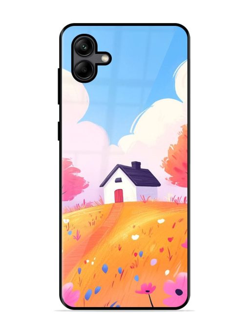 Hilltop Haven Glossy Soft Edge Case for Samsung Galaxy A04 Chachhi