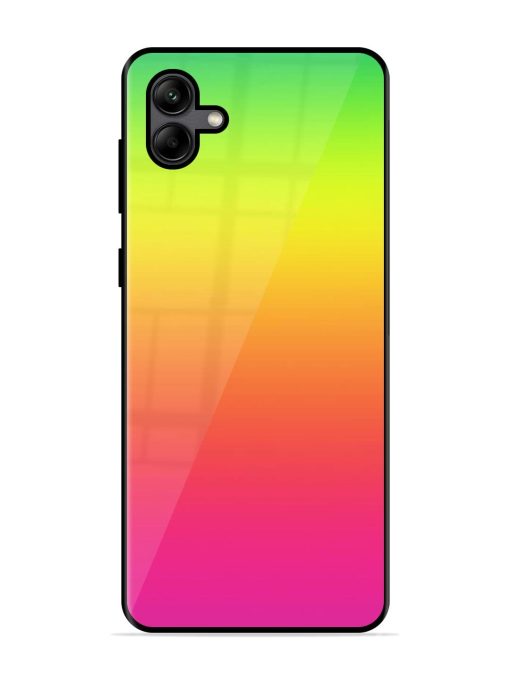 Rainbow Gradient Glossy Soft Edge Case for Samsung Galaxy A04 Chachhi