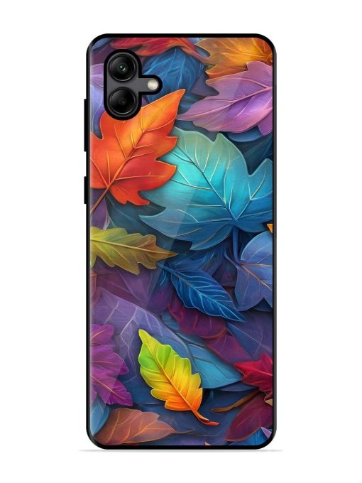 Autumn'S Embrace Glossy Soft Edge Case for Samsung Galaxy A04 Chachhi