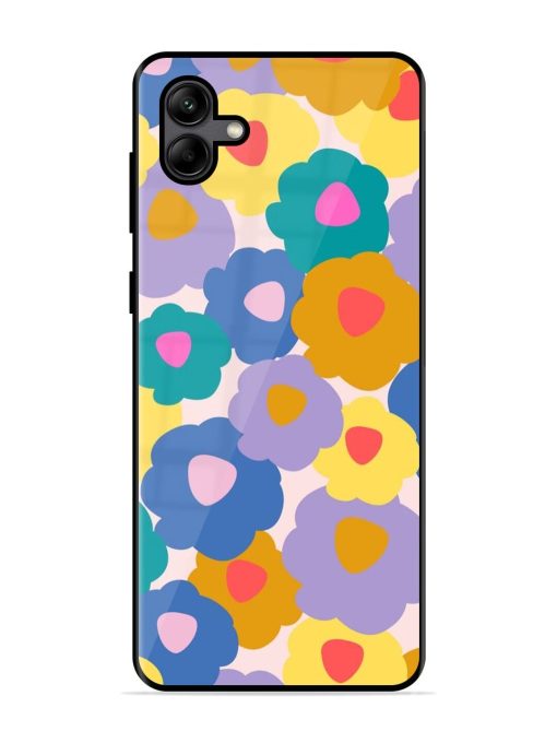 Flower Power Glossy Soft Edge Case for Samsung Galaxy A04 Chachhi