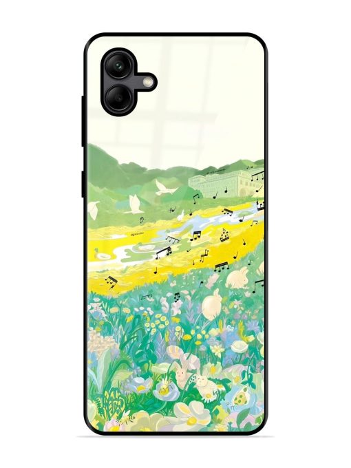 Melody In Bloom Glossy Soft Edge Case for Samsung Galaxy A04 Chachhi