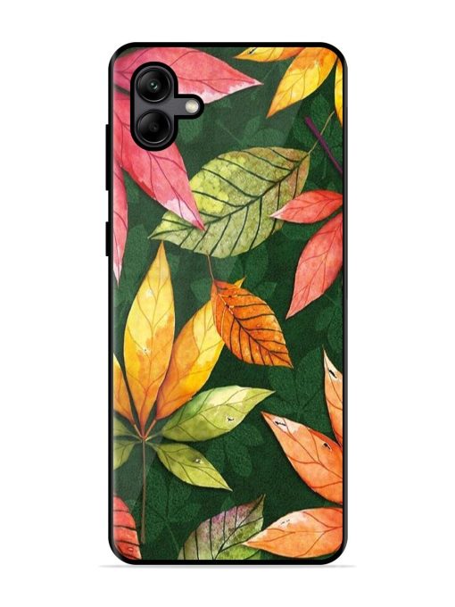 Autumn'S Embrace Glossy Soft Edge Case for Samsung Galaxy A04 Chachhi