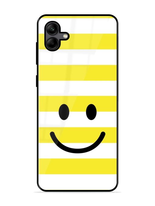 Smiling Stripes Glossy Soft Edge Case for Samsung Galaxy A04