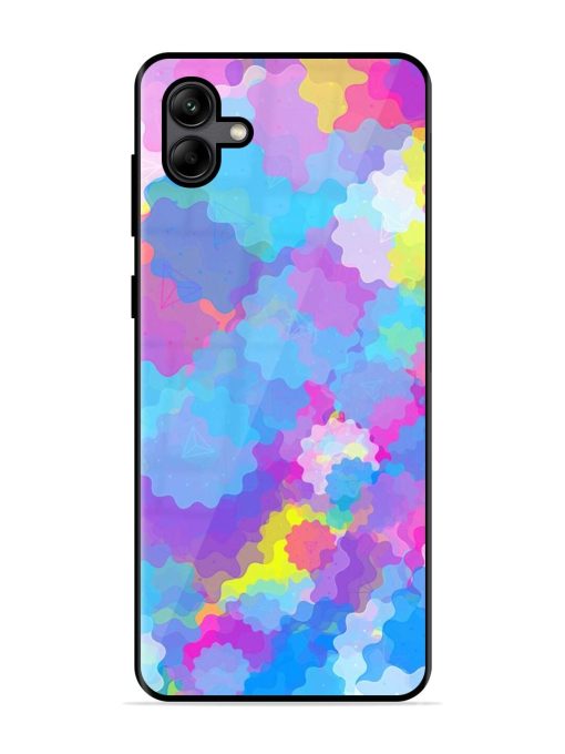 Psychedelic Cloud Burst Glossy Soft Edge Case for Samsung Galaxy A04 Chachhi