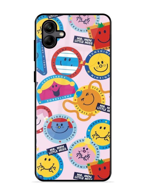 Whimsical Mr. Men & Little Miss Glossy Soft Edge Case for Samsung Galaxy A04 Chachhi