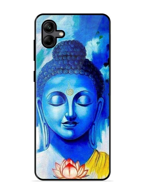 Serene Buddha With Lotus Glossy Soft Edge Case for Samsung Galaxy A04