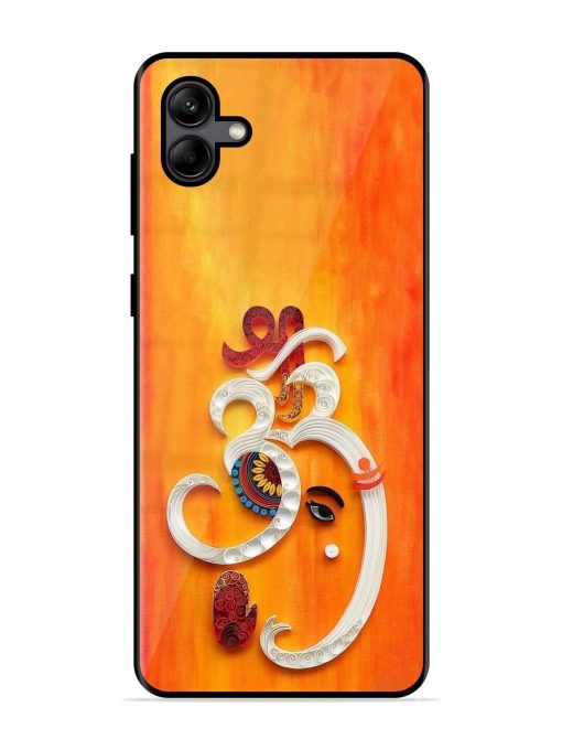 Ganesha In Quilling Art Glossy Soft Edge Case for Samsung Galaxy A04 Chachhi