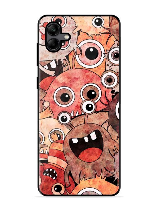 Monster Mash Glossy Soft Edge Case for Samsung Galaxy A04 Chachhi