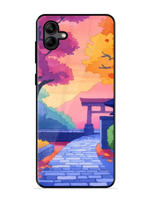 Autumnal Serenity Glossy Soft Edge Case for Samsung Galaxy A04 Chachhi