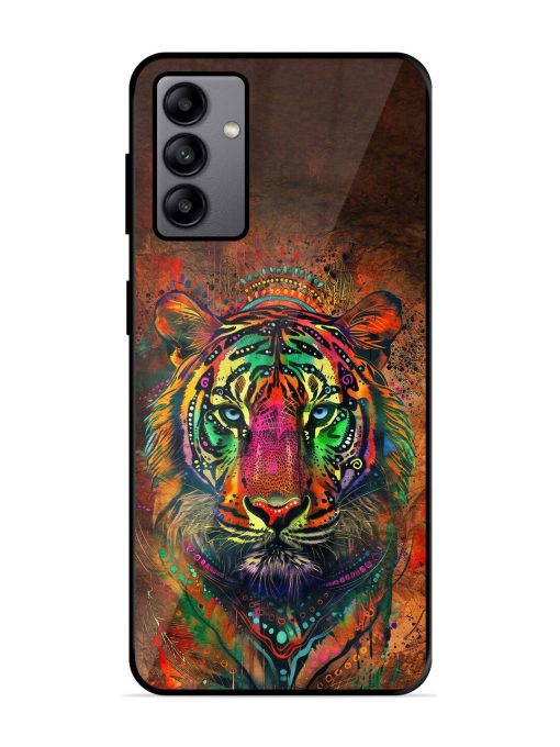 Cosmic Tiger Glossy Soft Edge Case for Samsung Galaxy A04S Chachhi