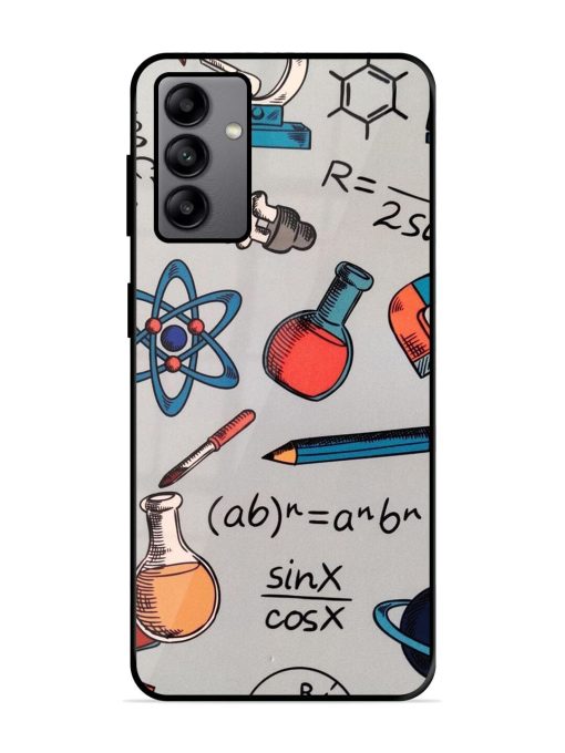 Science Doodle Glossy Soft Edge Case for Samsung Galaxy A04S