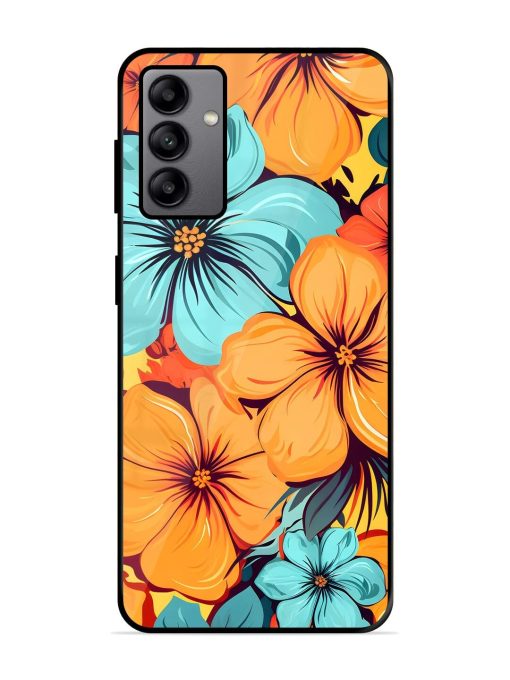 Tropical Bloom Glossy Soft Edge Case for Samsung Galaxy A04S Chachhi