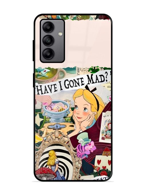 Mad Hatter'S Collage Glossy Soft Edge Case for Samsung Galaxy A04S Chachhi