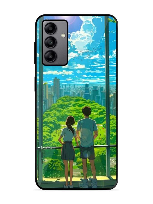 Cyberpunk Dreamscape Glossy Soft Edge Case for Samsung Galaxy A04S Chachhi