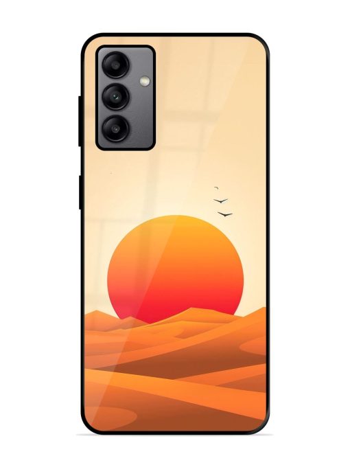 Desert Sunset Glossy Soft Edge Case for Samsung Galaxy A04S Chachhi