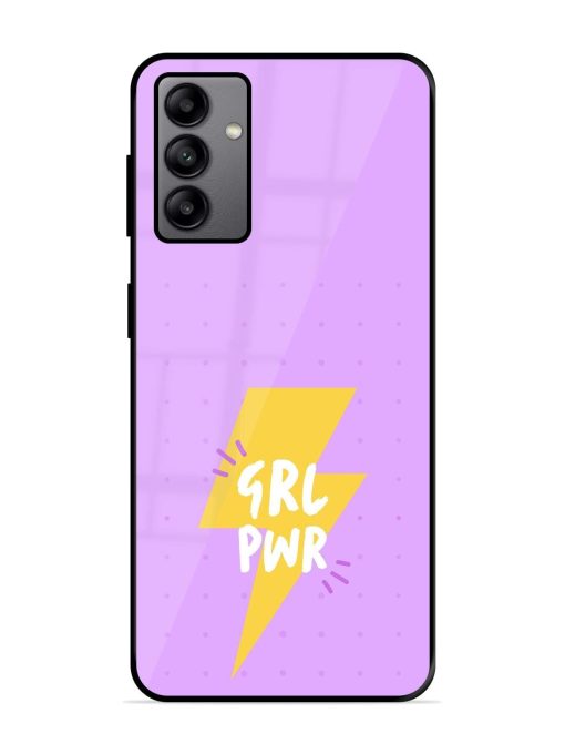 Girl Power Spark Glossy Soft Edge Case for Samsung Galaxy A04S Chachhi