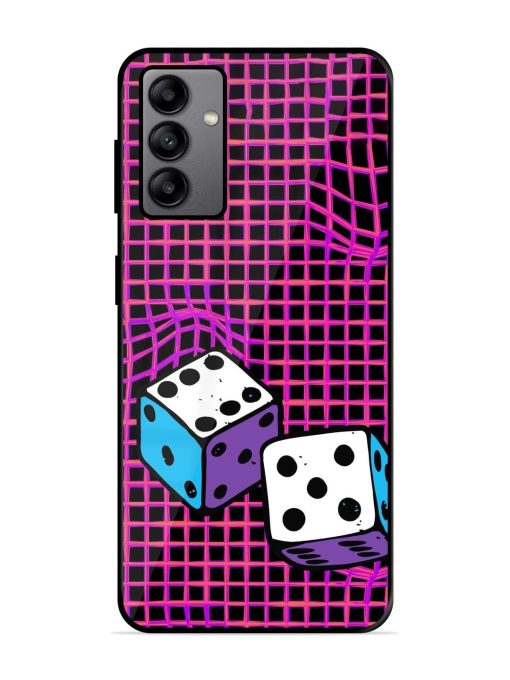 Glitched Dice Glossy Soft Edge Case for Samsung Galaxy A04S Chachhi