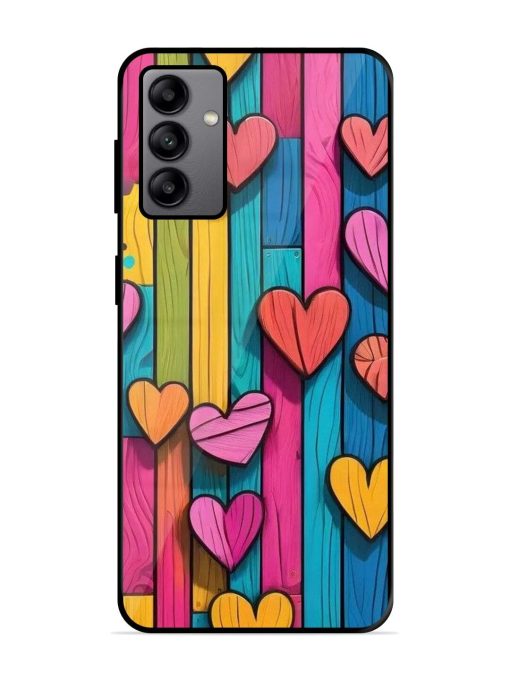 Rainbow Of Hearts Glossy Soft Edge Case for Samsung Galaxy A04S Chachhi