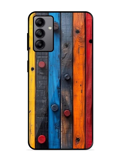 Rainbow Plank Glossy Soft Edge Case for Samsung Galaxy A04S Chachhi