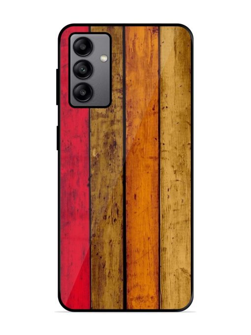 Colorful Woodgrain Glossy Soft Edge Case for Samsung Galaxy A04S Chachhi